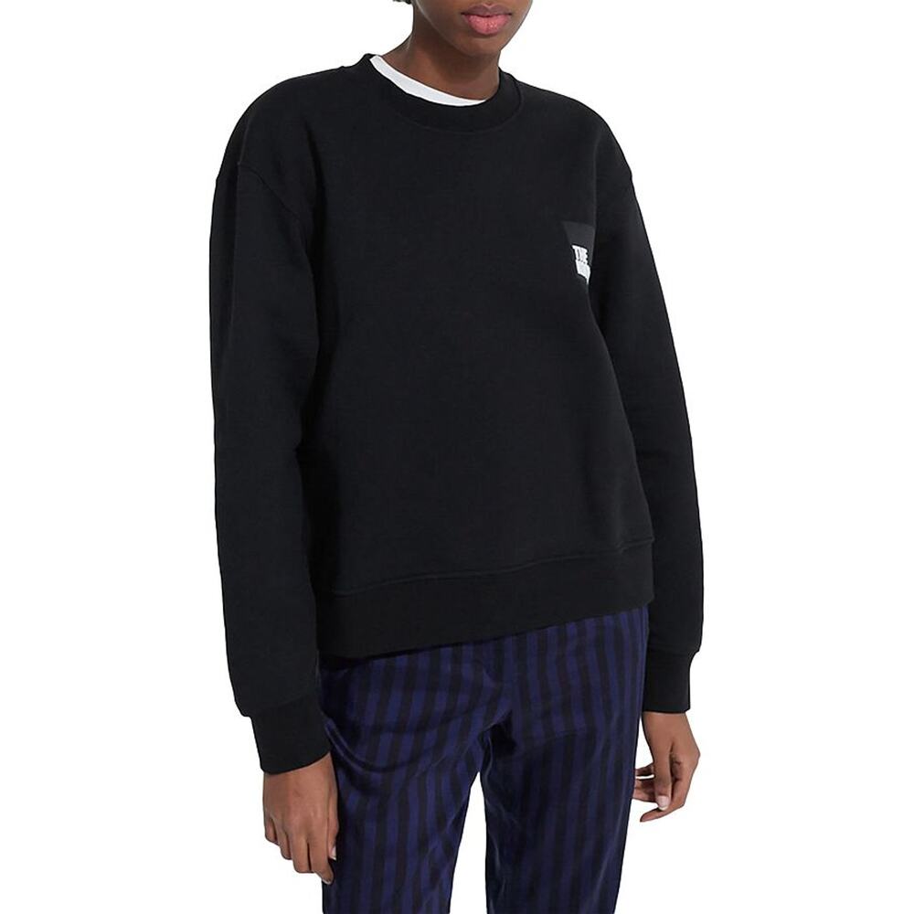 The Kooples Logo Black Sweatshirt Size 4